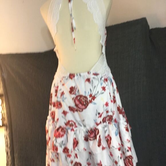 CBR White and Red Summer Dress Size Large - Picture 4 of 12